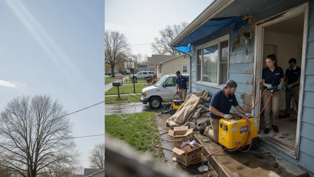 Basement Flood Cleanup in Salem, SD near me